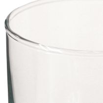 Artikel Glasvase, Blumenvase, Dekovase in Farblos Ø9cm H10cm