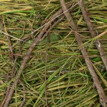 Artikel Osterkorb aus Gras 25cm, Naturdesign für Innen-Dekoration