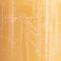 Artikel XXL Stumpenkerzen Set Honigfarben, Wohlfühlambiente, 85x200mm, 100h Brenndauer, 2er-Pack