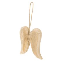 Artikel Holzanhänger Engelsflügel natur 12 cm