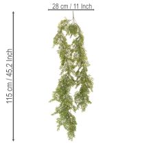 Artikel Künstliche Girlande Koniferenzweig 115 cm Grün für Innenbereich