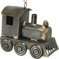 Artikel Christbaumschmuck Lokomotive Weihnachten Metall H7,5cm