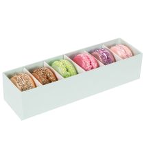 Artikel Weihnachtsbaumschmuck Glasanhänger Macaron 6 cm Pastelltöne 6-teilig