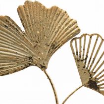 Artikel Ginkgo Wanddekoration Gold Metall Durchmesser 16 cm 3er Set