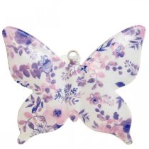 Artikel Deko Schmetterlinge Metall Dekohänger Lila 12×10cm 3St