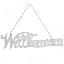 Artikel Willkommensschild aus Holz zum Aufhängen im Vintage Look für Türdeko