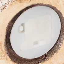 Artikel LED-Keramikhäuser 15cm, 2er-Set, Handbemalt, Tischdeko für Innen