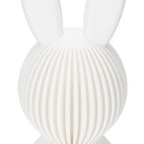 Artikel Dekofigur Hase Kunststoff Weiss Faltoptik 13cm 3er-Set für Wohnzimmer und Büro