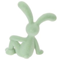 Artikel Dekofigur Osterhase aus Kunststoff, 22 cm, Grün, 2er-Set – Wohnraum- und Osterdekoration