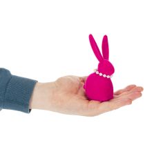Artikel Osterhase Deko Figur mit Perlenkette perfekt für Wohnzimmer oder Schlafzimmer 13cm 4St