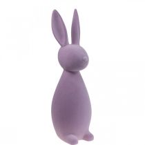 Artikel Deko Hase Deko-Osterhase – 2. Wahl – Beflockt Flieder Lila H47cm