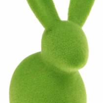 Artikel Bunte Deko-Hasen aus Kunststoff, beflockt, 13 cm, sortiert, 6 Stück