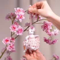 Artikel Anhänger Häschen Ballerina als Highlight für Osterstrauch oder Christbaum 12cm 2St