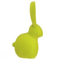 Artikel Beflockte sitzende Osterhasen aus Kunststoff – 13 cm, bunt, 8er Set