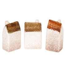 Artikel Dekohaus Set aus Keramik 3 Miniaturhäuser 7 cm für Innenbereich