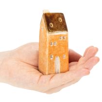 Artikel Keramik-Deko-Häuser Set 3-teilig, Miniatur, 10 cm, Handbemalt