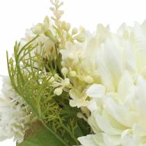 Chrysanthemenstrauß Mix Weiß 35cm