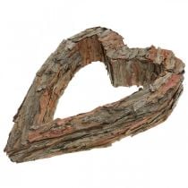 Deko Herz Holz Pinienrinde 40×32cm