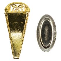 Artikel Hochzeitsanstecker mit Magnet gold 4,5cm
