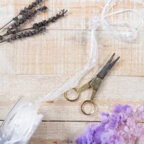 Artikel Organza-Hochzeitsband mit Perlen, 20 mm x 5 m, Weiss