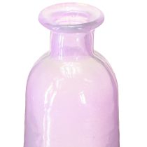 Artikel Hohe Glasvase lila Flaschenform Ø6,5cm H30cm für Deko und Blumen