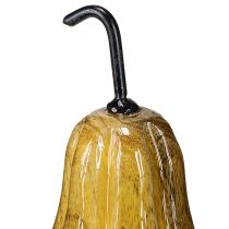 Artikel Holzbirnen Deko-Set Herbst 12×6 cm Rot, Gelb, Weiss – 3 Stück