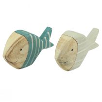 Artikel Holzfische Tischdeko Fische Aufsteller Holz 15×8cm 2 St