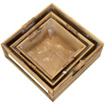 Artikel Holzkiste mit Tafel und Einsatz, 3 Grössen, Set