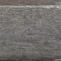 Artikel Rustikales Holztablett 15cm quadratisch grau – Set mit 4 Stück für Tisch- und Raumdekoration