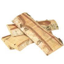 Artikel Holztablett mit Baumrinde Birke Holz Deko 25×10×2cm 4 St