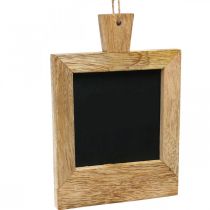 Artikel Mini-Deko-Tafel Holz und Schiefer 9×13cm zum Aufhängen Natur 3 Stück