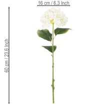 Artikel Hortensie künstlich Creme 60cm langstielig