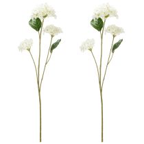 Artikel Künstliche Hortensie Weiss 80cm 2er-Set für Wohnraumdekoration