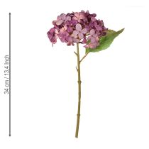 Artikel Hortensien künstlich Lila Kunstblumen Hydrangea 34cm 2St