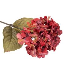 Artikel Künstlicher Hortensienzweig Rot 74cm