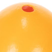 Artikel Echte Hühnereier 5 cm Orange-Apricot für DIY Bastelideen und Osterdekoration 10er-Set