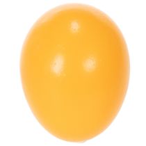 Artikel Echte Hühnereier 5 cm Orange-Apricot für DIY Bastelideen und Osterdekoration 10er-Set