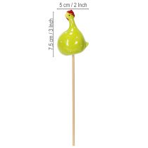 Artikel Hühnerstecker dekorativ für frühlingshafte Blumenarrangements und Tischschmuck 7,5cm 4St