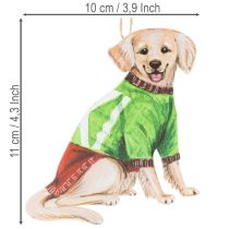 Artikel Weihnachtsanhänger Hunde aus Metall, 12 cm, 2 Stück