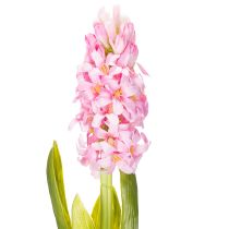 Artikel Hyazinthe künstlich Real-Touch aus Kunststoff Rosa 40cm