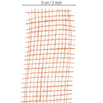 Artikel Juteband Rotorange Gitterband Jute ökologisch Terracotta 5cm 40m