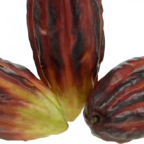Kakaofrucht künstlich Deko Schaufenster Lila-Grün 17cm 3St