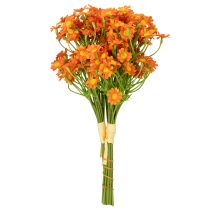Artikel Künstlicher Kamillenbund aus Seidenstoff, 27 cm, Orange, 3 Stück