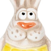 Artikel Handbemalte Osterhasen-Figuren aus Keramik – 11 cm – Set mit 4 Stück – Frühlingsdekoration