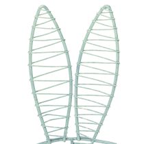 Artikel Deko-Drahtfigur Hase aus Metall, 16 cm, Pastellfarben, Set mit 3 Stück