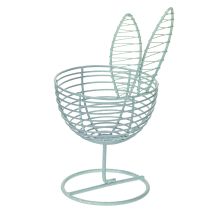 Artikel Deko-Drahtfigur Hase aus Metall, 16 cm, Pastellfarben, Set mit 3 Stück