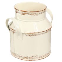 Artikel Kanne aus Metall „Original 1982“, Creme mit Rostfinish, H16 cm, 2 Stück, für Dekoration