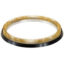 Artikel Kenzan Blumensteckhilfe Ring aus Metall mit Messingnadeln, Ø 20 cm, mit Kunststoffschutz, für florale Arrangements