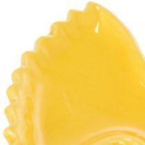 Artikel Gelbe Keramik-Dipschale in Pasta-Form 31 cm