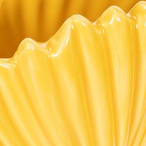Artikel Pasta Vase Keramik 16 cm Gelb Mediterran für Wohn- und Essbereich